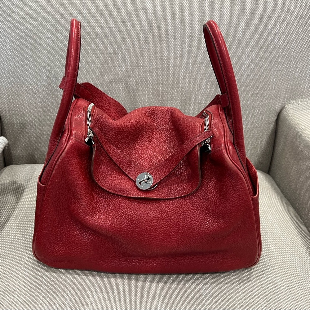 Hermes Lindy 34 Rouge Garance